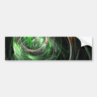 Adesivo Para Carro À volta do Abstrato verde mundial