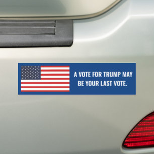 ADESIVO PARA CARRO A VOTAÇÃO PARA A TRUMP PODE SER A VOTAÇÃO FINAL
