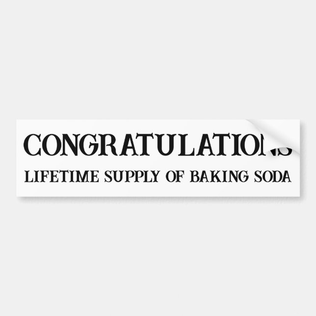 Adesivo Para Carro Abastecimento do bastão de soda para assar durante (Frente)