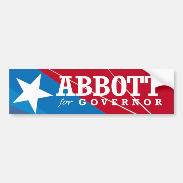 ADESIVO PARA CARRO ABBOTT PARA O GOVERNADOR 2014 (Frente)