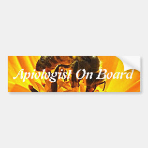 Adesivo Para Carro Abelha numa Flor