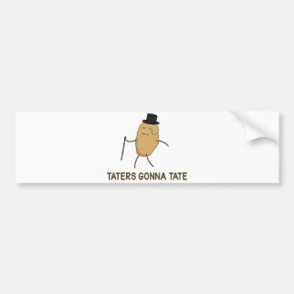 Adesivo Para Carro Aborrecedores que vão diar e Taters que vai a Tate