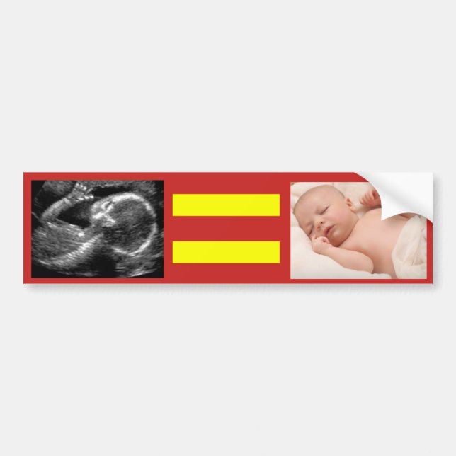 Adesivo Para Carro Aborto da igualdade (Frente)