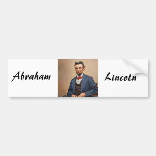 Adesivo Para Carro Abraham Lincolon