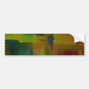Adesivo Para Carro Abstrato Verde Moderno Amarelo