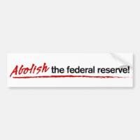 Abula Federal Reserve! Autocolante no vidro