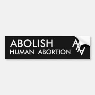 ADESIVO PARA CARRO ABULA O ABORTO HUMANO