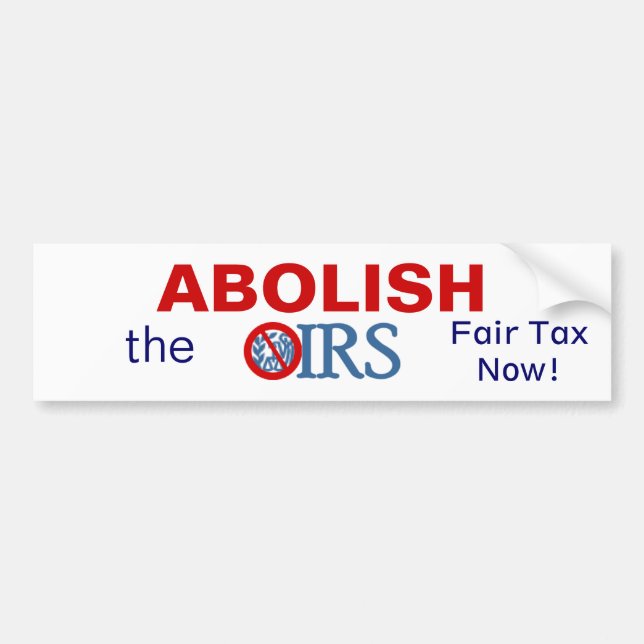 Adesivo Para Carro Abula o IRS (Frente)