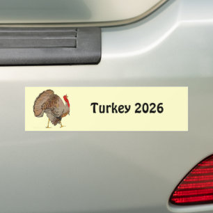Adesivo Para Carro Ação de Graças à Turquia Mude ano o que você ganha