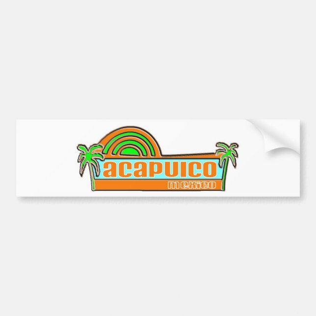 Adesivo Para Carro Acapulco, México (Frente)