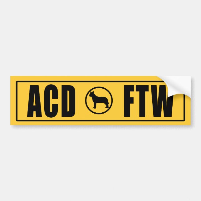ADESIVO PARA CARRO ACD - FTW (Frente)