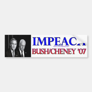 Adesivo Para Carro Acuse Bush/Cheney