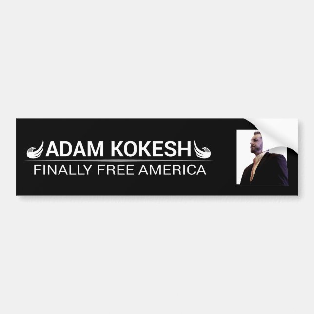 Adesivo Para Carro Adam Kokesh Libertarian 2020 (Frente)