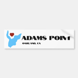 Adesivo Para Carro Adams Point / Lake Merritt Bumper Sticker