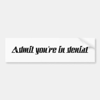 Adesivo Para Carro admityouareindenial
