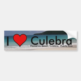 Adesivo Para Carro Adoro a ilha de Culebra, PR Sticker