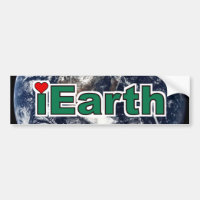 Adoro o "Earth Bumper Sticker"