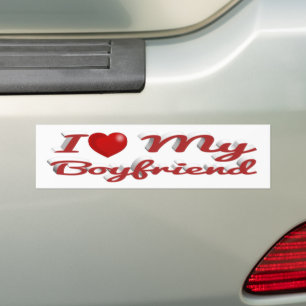 Adesivo Para Carro Adoro o meu texto Namorado