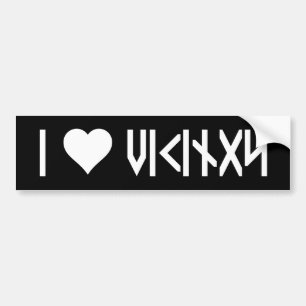 Adesivo Para Carro Adoro Vikings