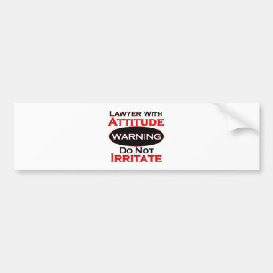 Adesivo Para Carro Advogado com atitude