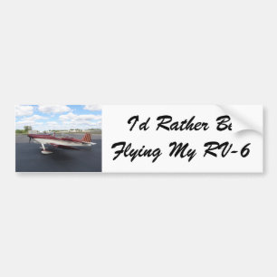 Adesivo Para Carro Aeronaves RV-6