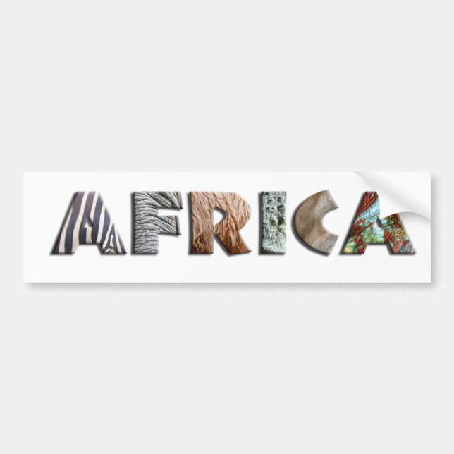 Adesivo Para Carro Africa (Frente)