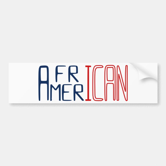 Adesivo Para Carro Afro-americano (Frente)