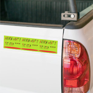 Adesivo Para Carro Agenda Que Diabos cores verde lima vermelho