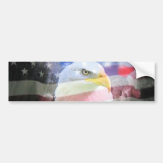 Adesivo Para Carro Águia americana calva & bandeira dos EUA