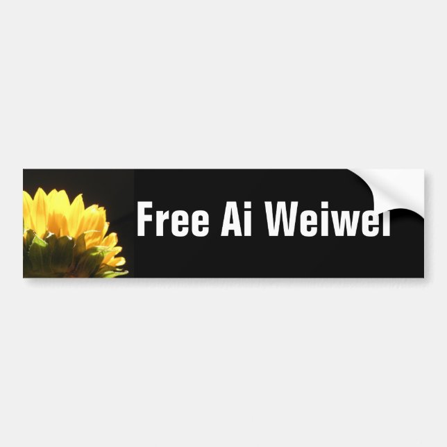 Adesivo Para Carro "Ai livre Weiwei" Bumperstickers (Frente)