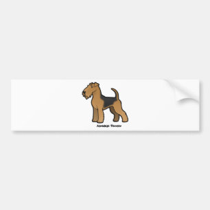 Adesivo Para Carro airedale terrier