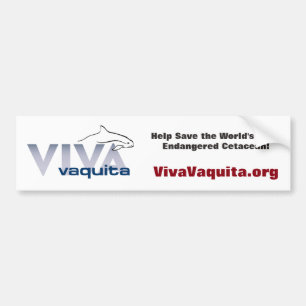 Adesivo Para Carro Ajuda para salvar o Vaquita!