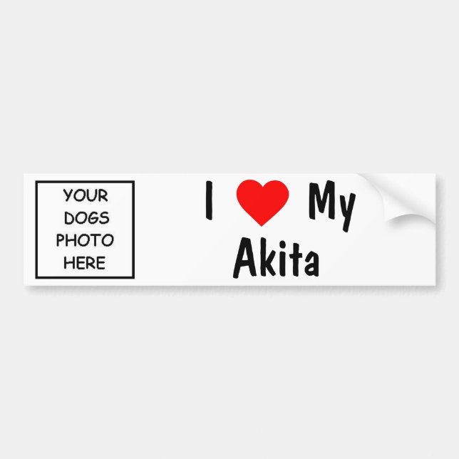 Adesivo Para Carro Akita (Frente)