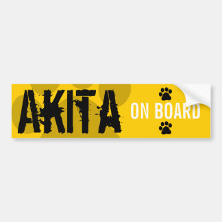 Adesivo Para Carro Akita a bordo