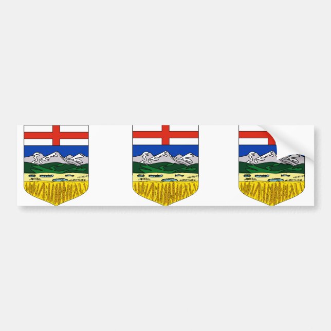 Adesivo Para Carro Alberta, Canadá (Frente)