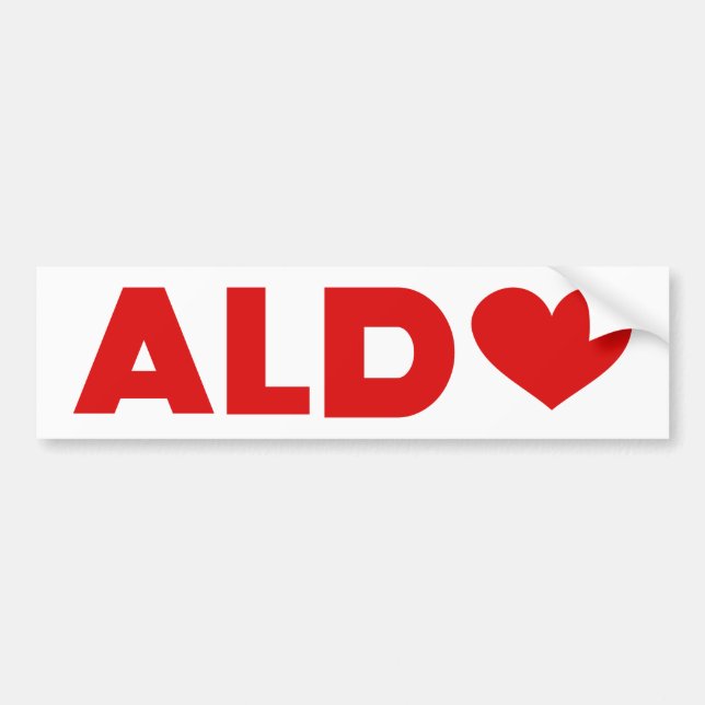 Adesivo Para Carro Aldo Love (Frente)