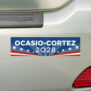 Adesivo Para Carro Alexandria Ocasio-Cortez AOC 2028