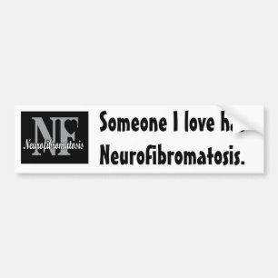 Adesivo Para Carro Alguém amor de I está com o Neurofibromatosis.