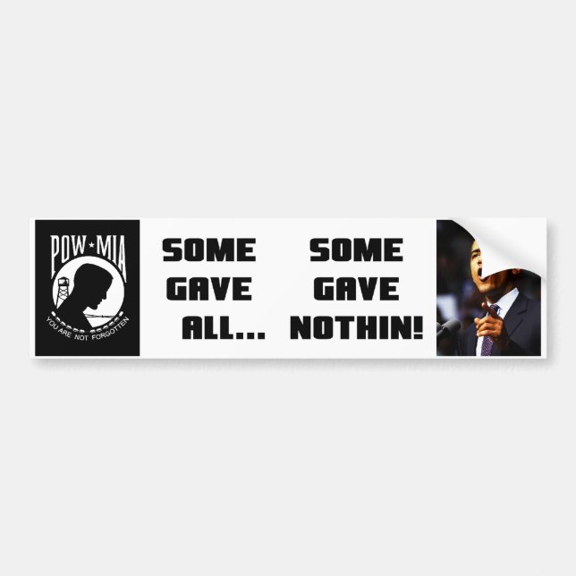 Adesivo Para Carro Alguns deram tudo! (Frente)