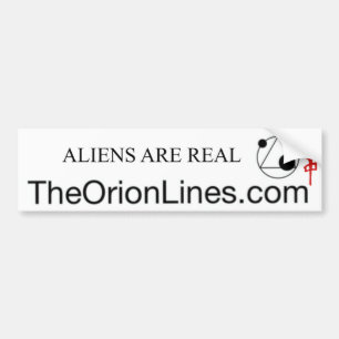 Adesivo Para Carro aliens são brancos pára-choque