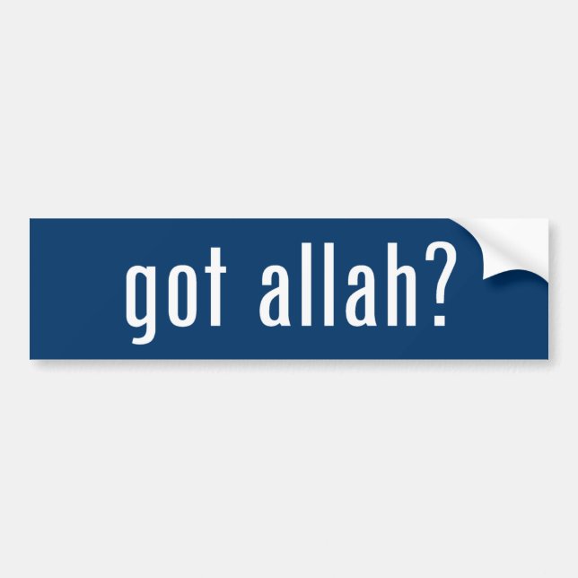 Adesivo Para Carro allah obtido? (Frente)