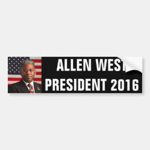 ADESIVO PARA CARRO ALLEN OCIDENTAL PARA O PRESIDENTE 2016