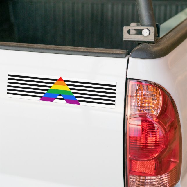 Adesivo Para Carro Ally Pride Flag Bumper Sticker (No caminhão)