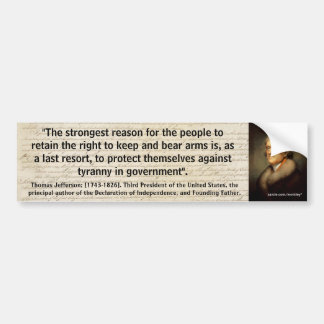 Adesivo Para Carro ALTERAÇÃO QUOTE_01 de THOMAS JEFFERSON ?a