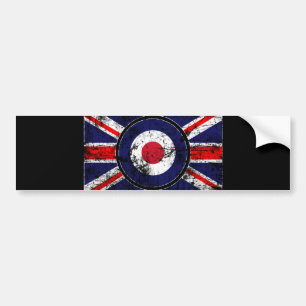 Adesivo Para Carro Alvo BRITÂNICO Union Jack de Mods do alvo de