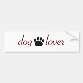 Adesivo Para Carro Amante do cão