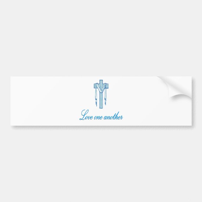 Adesivo Para Carro Amar um ao outro (Frente)