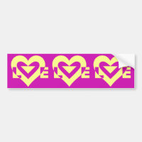 Amarelo de amor em roxo