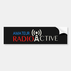 Adesivo Para Carro Amateur Radio Ative Bumper Sticker