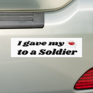 Adesivo Para Carro Ame Meu Autocolante Soldado